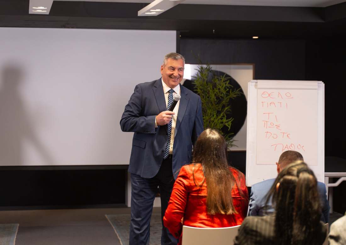 Panayotis Vlahos, sales training