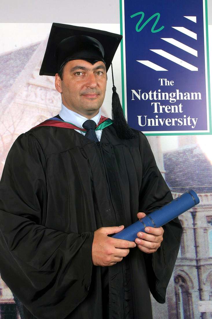 Nottingham Trent University - MBA graduation, 04/06/2004